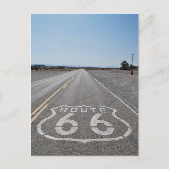 ROAD 66 TRAVEL POSTCARD (Front)