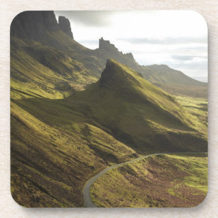 Road ascending The Quiraing, Isle of Skye, Coaster