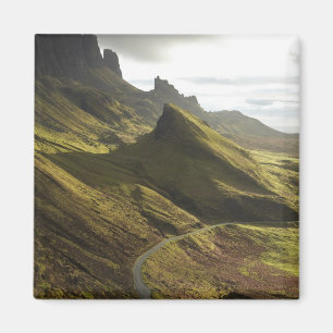 Road ascending The Quiraing, Isle of Skye, Magnet
