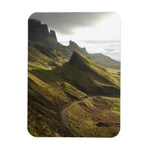 Road ascending The Quiraing, Isle of Skye, Magnet