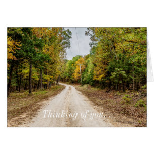 Road At Seasons Changez De Pensée De Votre Carte