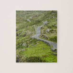 Road between Ballaghacahreen and Caherkeen. Jigsaw Puzzle