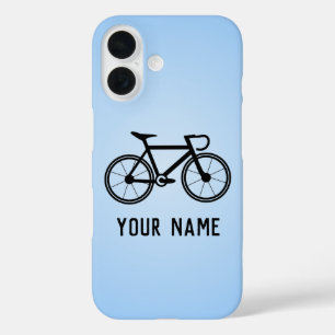 Road Bicycle for Racing Cyclist, add name or text iPhone 16 Case