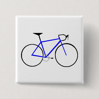 Road Bike 2 Inch Square Button