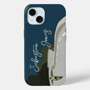 Road bike, climb, cycling digital print iPhone 15 case