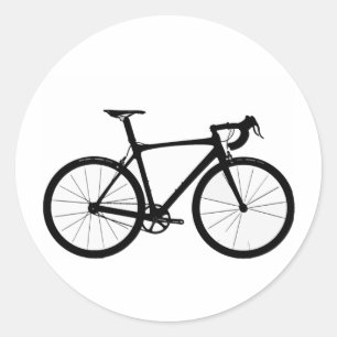 Road Bike Logo Classic Round Sticker