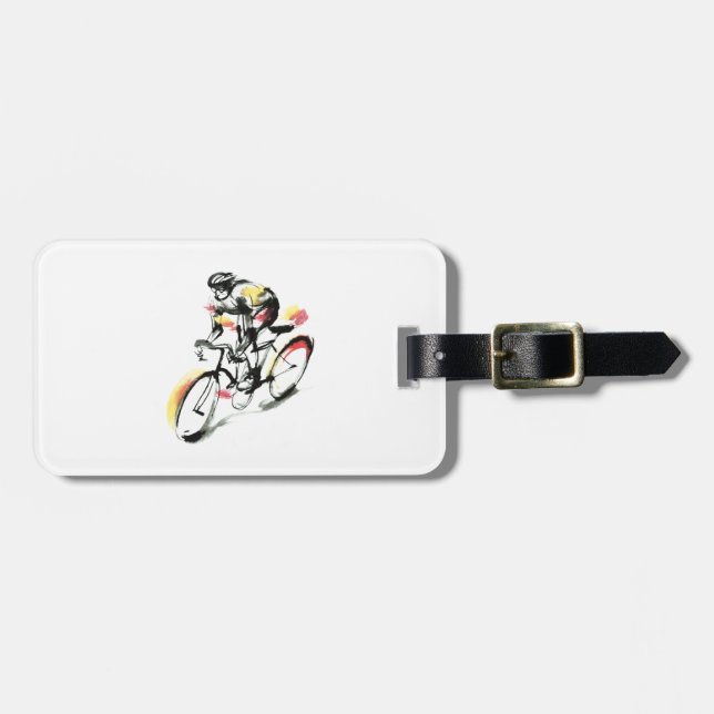 Road bike luggage tag (Front Horizontal)