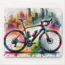 road bike mouse pad