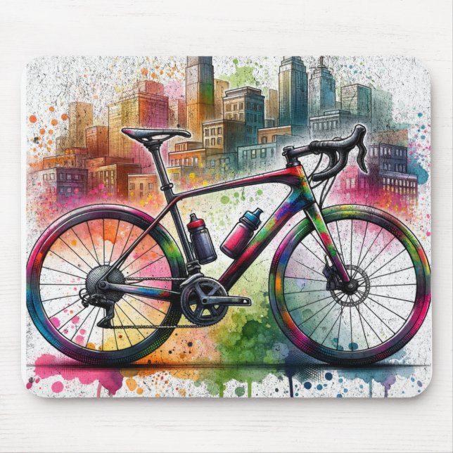  road bike mouse pad (Front)