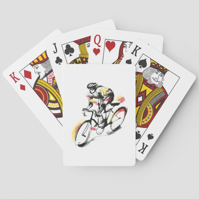 Road bike playing cards (Back)