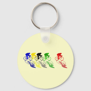 Road Bike Road Racing  Cycling Keychain