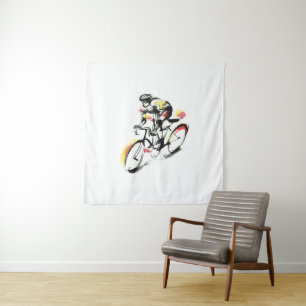 Road bike tapestry
