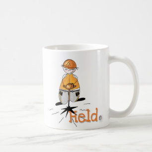 Road construction workers coffee mug
