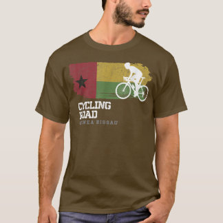 Road Cycling Guinea Bissau Road Bike Speed Bicycle T-Shirt