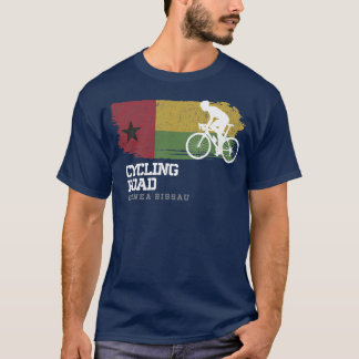 Road Cycling Guinea Bissau Road Bike Speed Bicycle T-Shirt