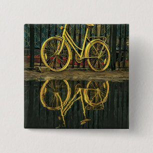 Road cyclist gifts 2 inch square button