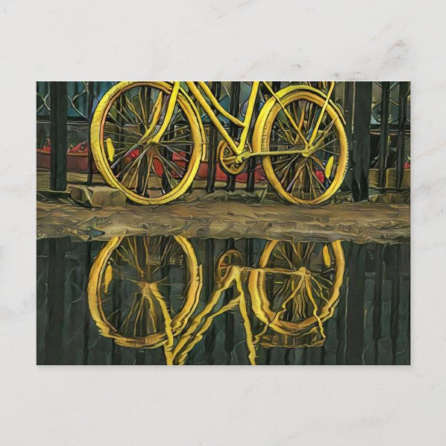Road cyclist gifts postcard (Front)
