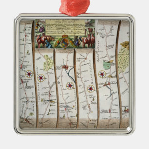 Road from London to Bristol Metal Ornament