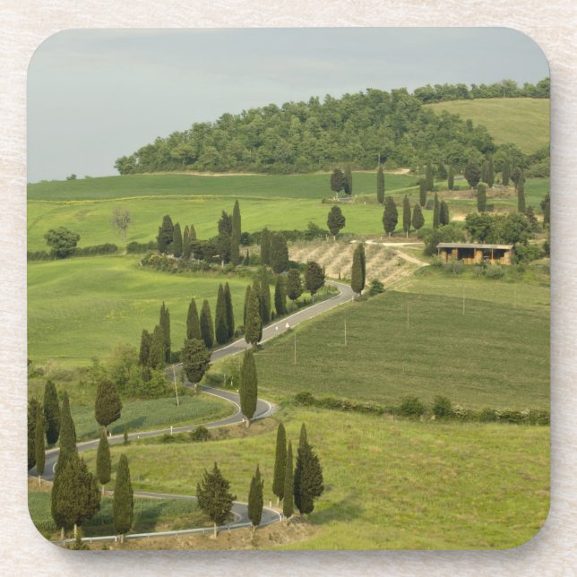 Road from Pienza to Montepulciano, Coaster (Front)