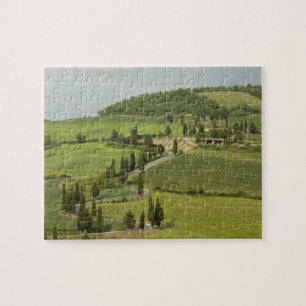Road from Pienza to Montepulciano, Jigsaw Puzzle