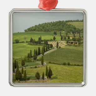 Road from Pienza to Montepulciano, Metal Ornament
