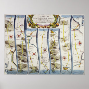 Road from Whitby to Durham Poster