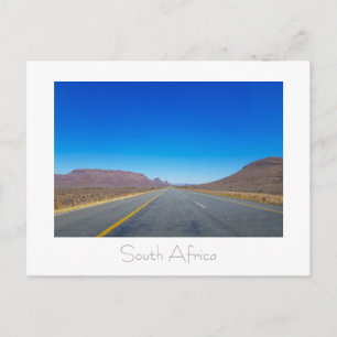 Road Horizon View South Africa SA Postcard