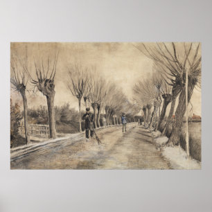 Road in Etten (1881) by Vincent Van Gogh.  Poster