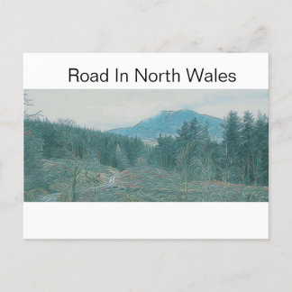 Road In North Wales Postcard