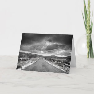 Road in Rainstorm Card