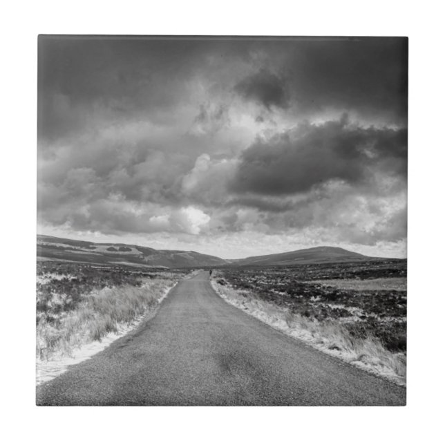 Road in Rainstorm Tile (Front)
