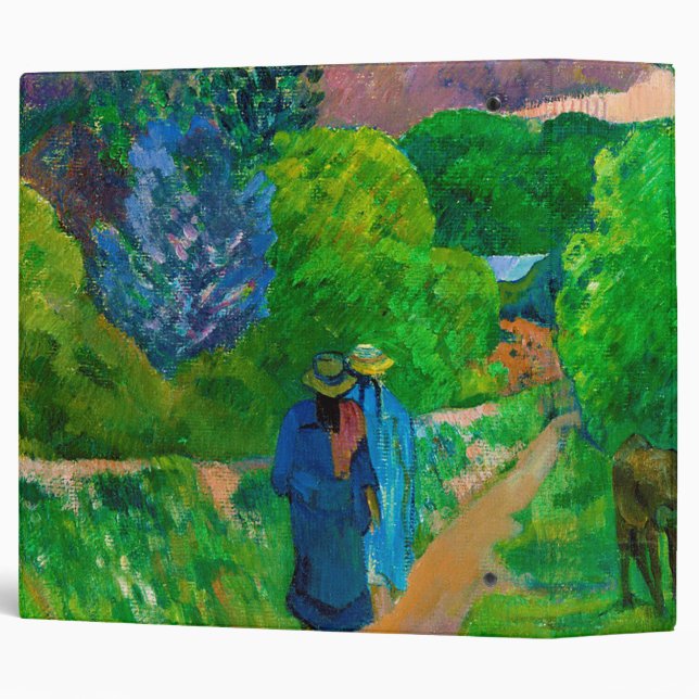 Road in Tahiti, Gauguin Binder (Back/Spine)