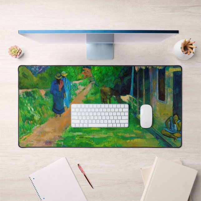 Road in Tahiti, Gauguin Desk Mat (Office 1)