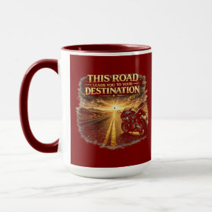 Road Leads to Your Destination Combo Mug