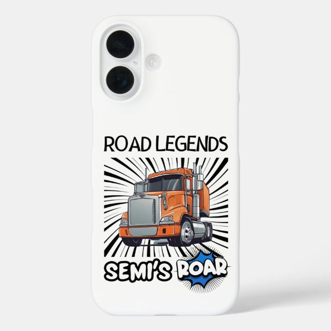 Road Legends: Semi's Roar! Case-Mate iPhone Case (Back)