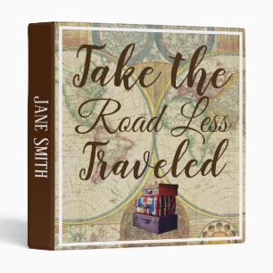 Road Less Travelled Adventure World Map Binder