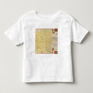 Road map N & S Dakota Toddler T-shirt
