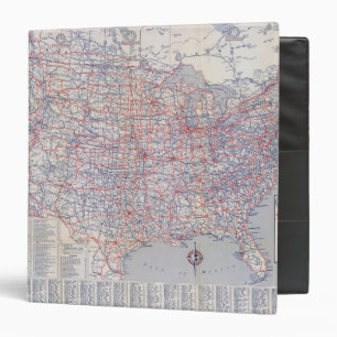 Road map United States Binder