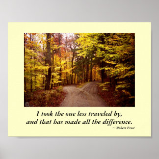 Road Not Taken print