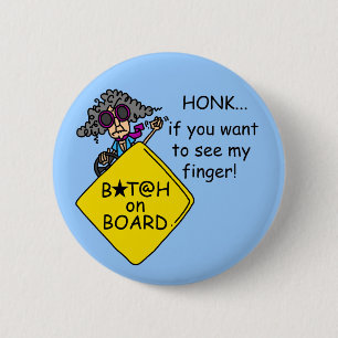 Road Rage Humour 2 Inch Round Button