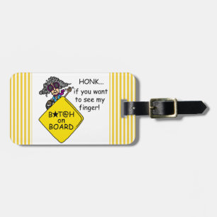 Road Rage Humour Luggage Tag