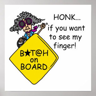 Road Rage Humour Poster