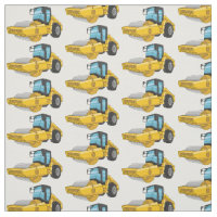 Road roller cartoon illustration