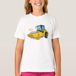 Road roller cartoon illustration T-Shirt