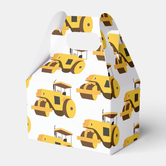 Road Roller Compactor Construction Truck Favor Box (Front Side)