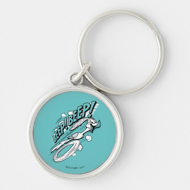 ROAD RUNNER™ BEEP BEEP!™ Halftone Keychain (Front)