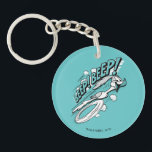 ROAD RUNNER™ BEEP BEEP!™ Halftone Keychain<br><div class="desc">Check out this vintage ROAD RUNNER™ halftone design that reads "BEEP BEEP!".</div>