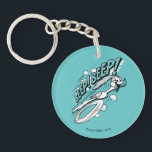 ROAD RUNNER™ BEEP BEEP!™ Halftone Keychain<br><div class="desc">Check out this vintage ROAD RUNNER™ halftone design that reads "BEEP BEEP!".</div>
