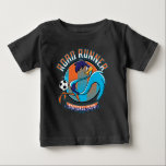 ROAD RUNNER™ Football Club Badge Baby T-Shirt<br><div class="desc">Check out ROAD RUNNER™ bouncing a soccer ball in this fun badge that reads: "ROAD RUNNER FOOTBALL CLUB". Wear this on a graphic t-shirt,  tote bag,  or personalized mug! Shop this design on even more custom Zazzle gifts!</div>