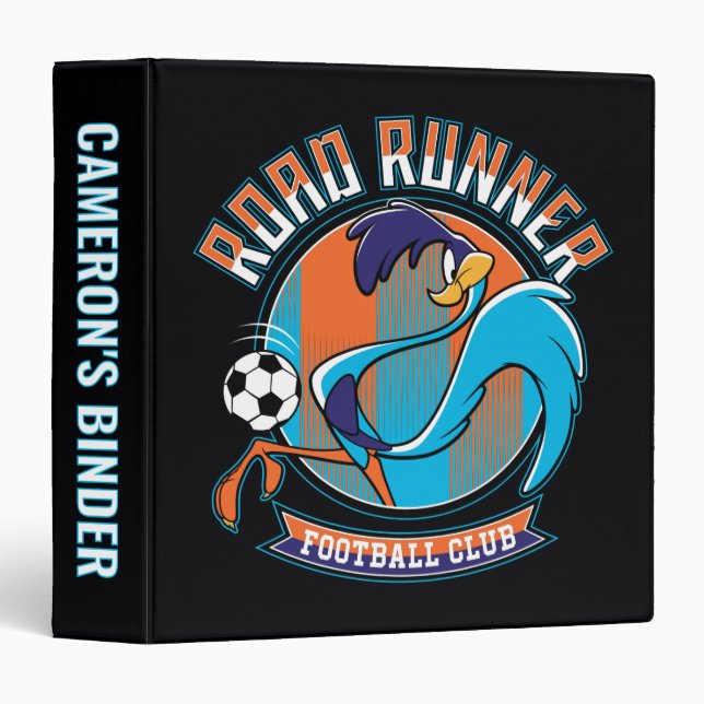 ROAD RUNNER™ Football Club Badge Binder (Front/Spine)